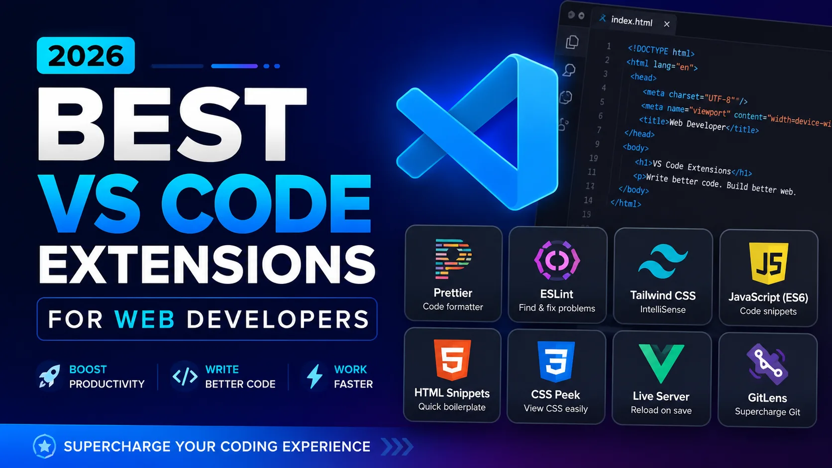 Best VS Code Extensions for Web Developers in 2026