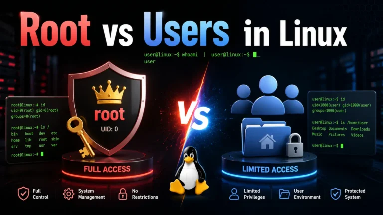 Root vs Users in Linux